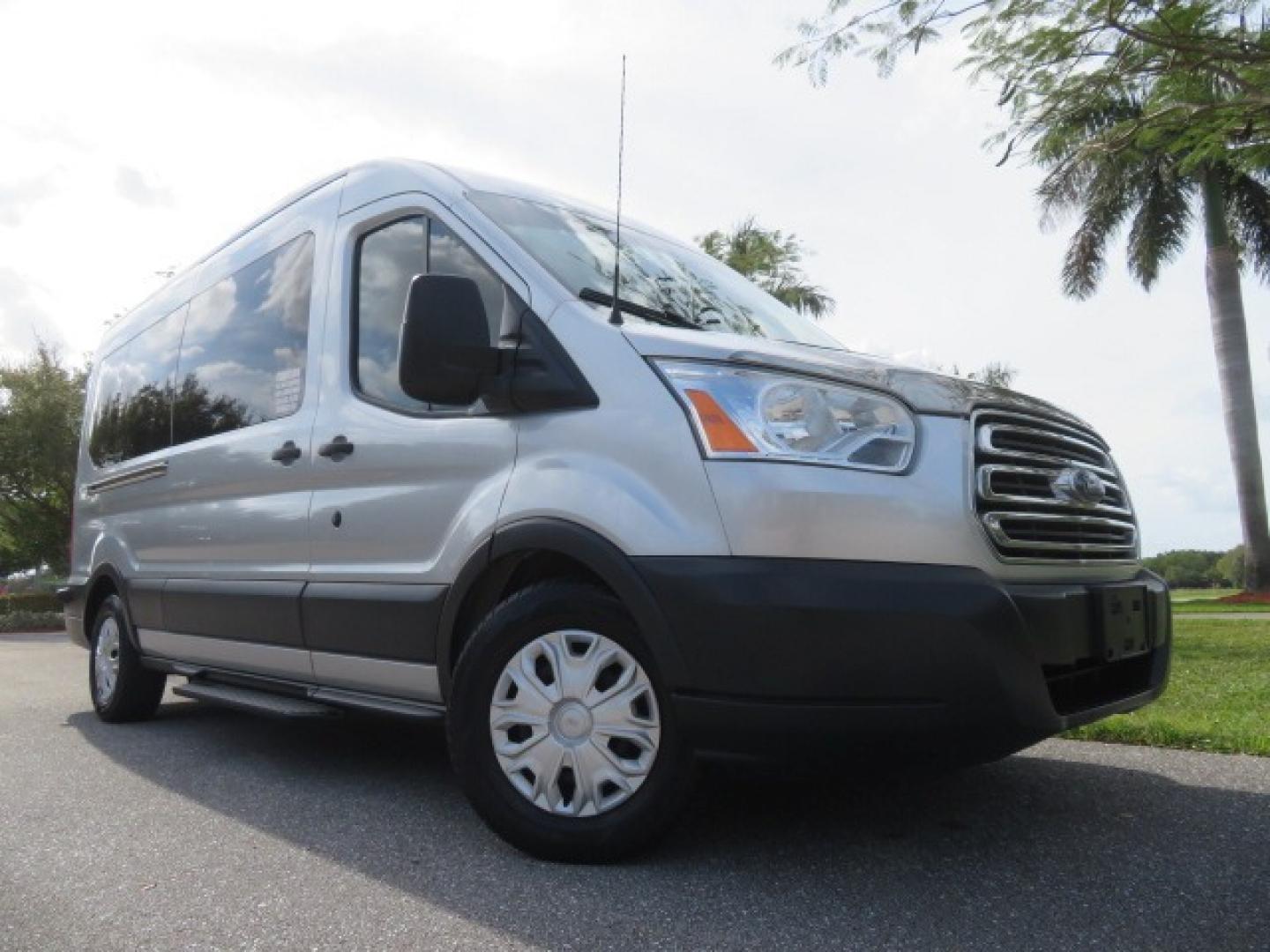 2015 Silver /Gray Ford Transit (1FBZX2CG0FK) , located at 4301 Oak Circle #19, Boca Raton, FL, 33431, (954) 561-2499, 26.388861, -80.084038 - Photo#2